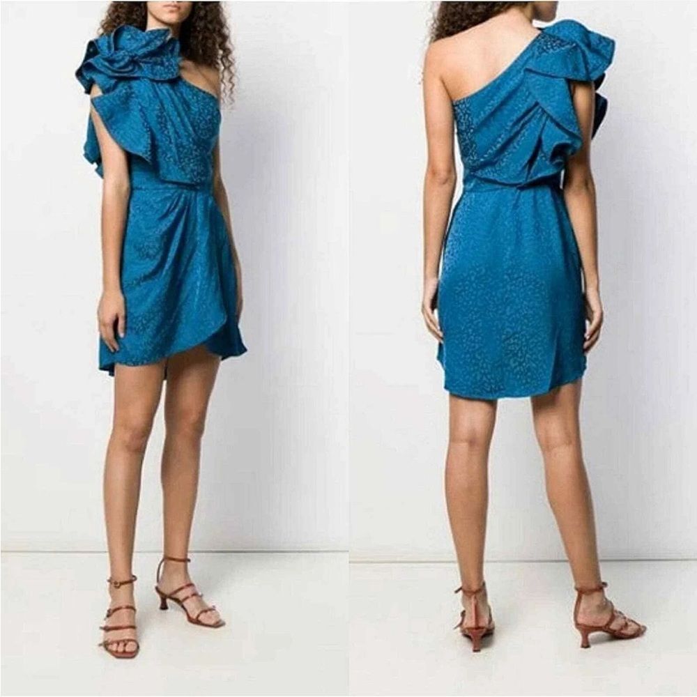 NWT Johanna Ortiz "Opponent Interpretation" Jacquard One-Shoulder $1495